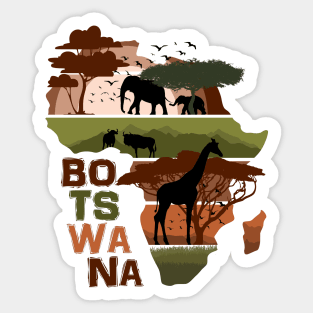 Botswana Sticker